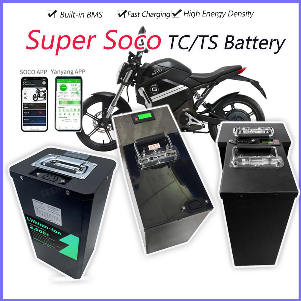 72V 30Ah Lifepo4 Battery Pack - Super Soco TC TS Big Battery