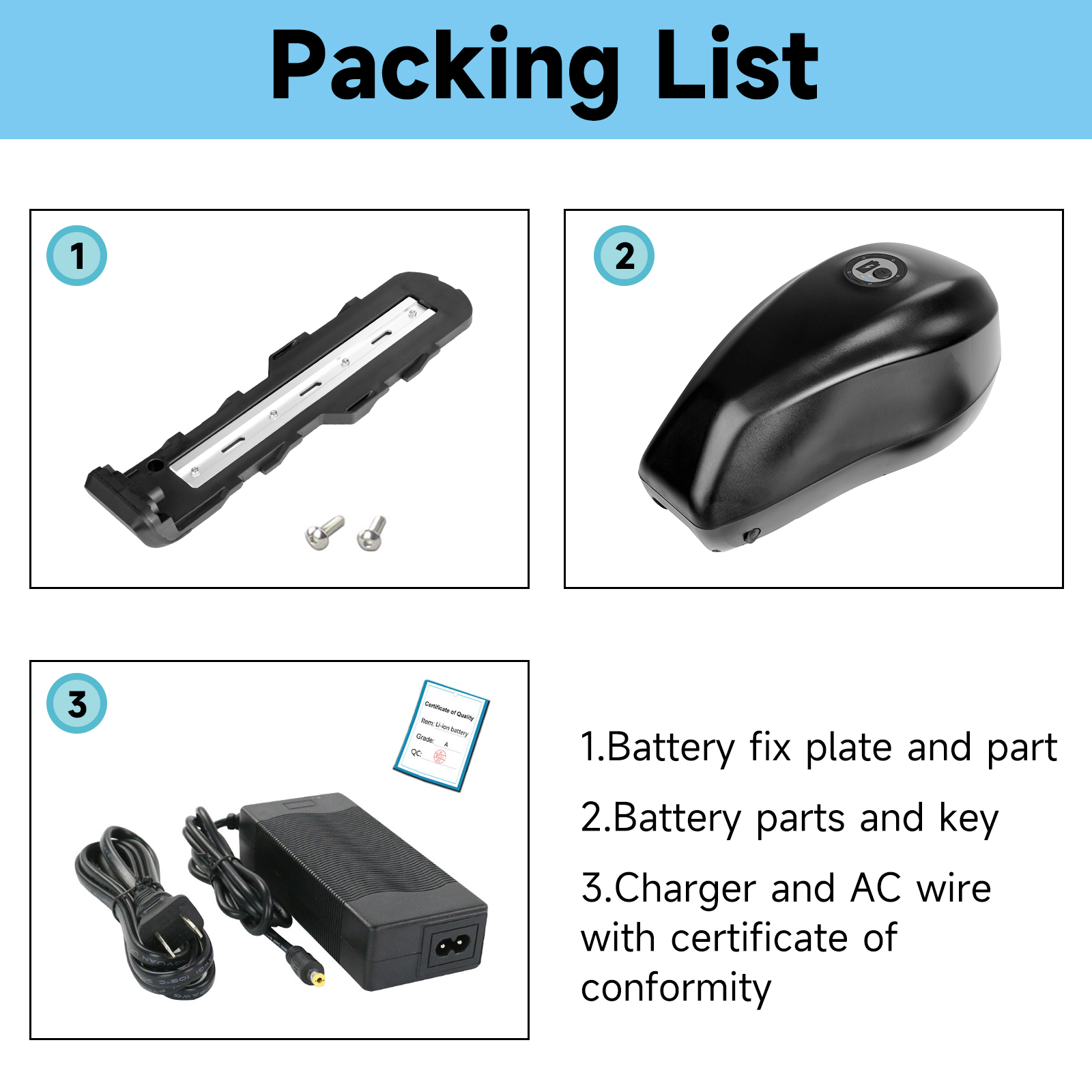 Downtube EBike Battery Tank 52 - 60V 30Ah 21700 Battery Pack review and price