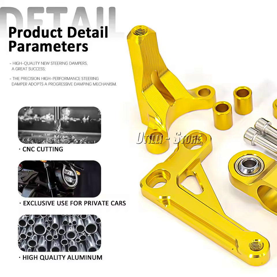 Steering Dampers for Honda CB1 - Steering Damper Stabilizer Kit Cnc review and price