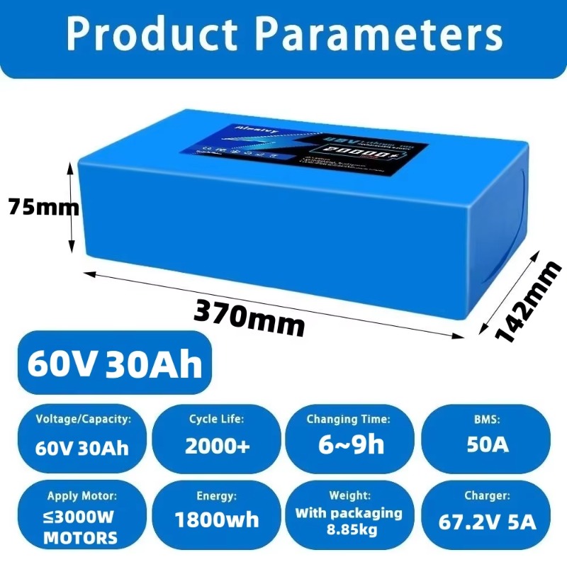 Aleaivy 60V 20Ah 30Ah 21700 Li - 60V 30Ah 21700 Battery Pack review and price