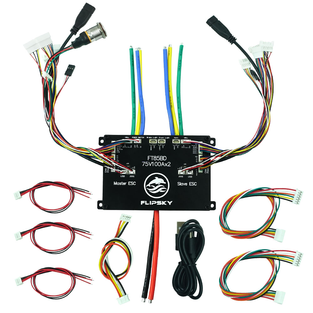 Flipsky FT85BD100A Dual ESC 85 - 72V 45A Dual Controller review and price