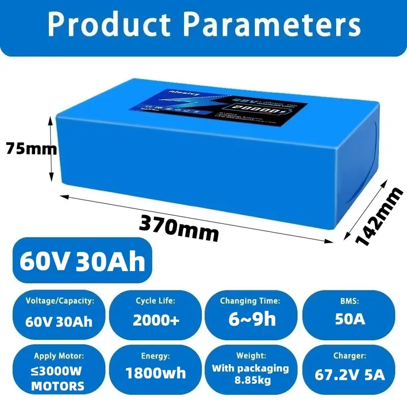 Aleaivy 60V 20AH 30AH 21700 Li - 60V 30Ah 21700 Battery Pack review and price